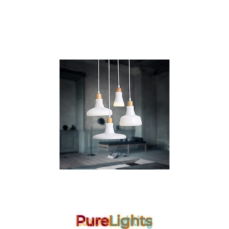 Designer Touch Decorative Creative Characteristic 4 Light Pendant with Iron Shade