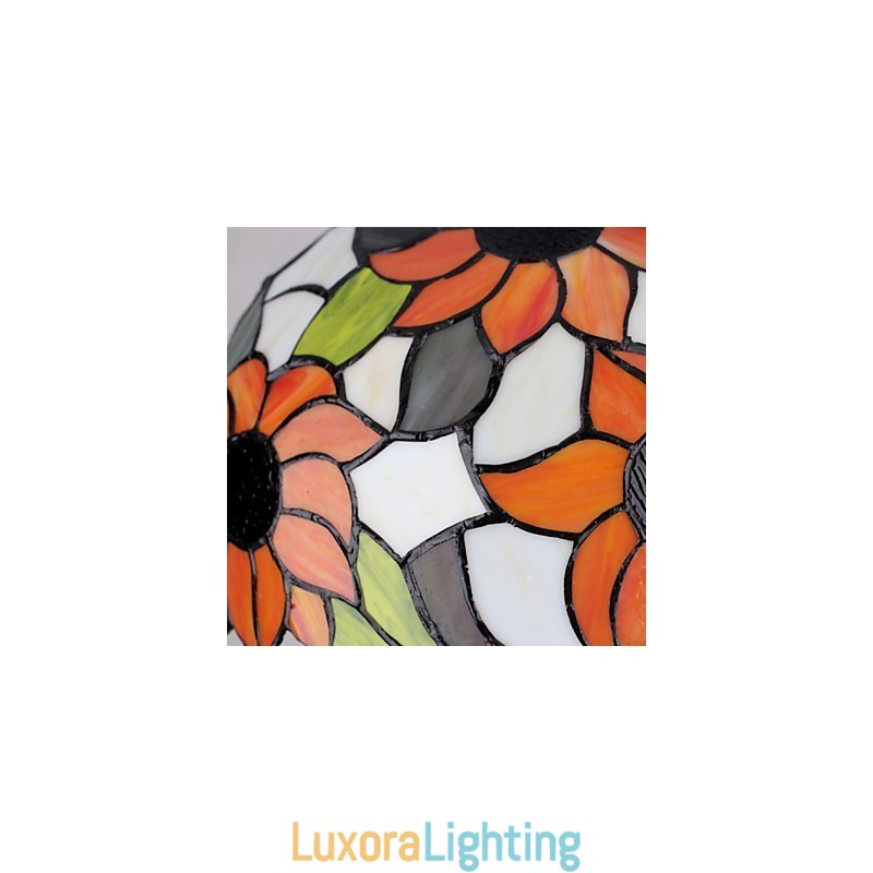 Designer Touch Decorative European Rural Creative Arts Stained Glass Chandelier Restoring Ancient Ways Lamp Light