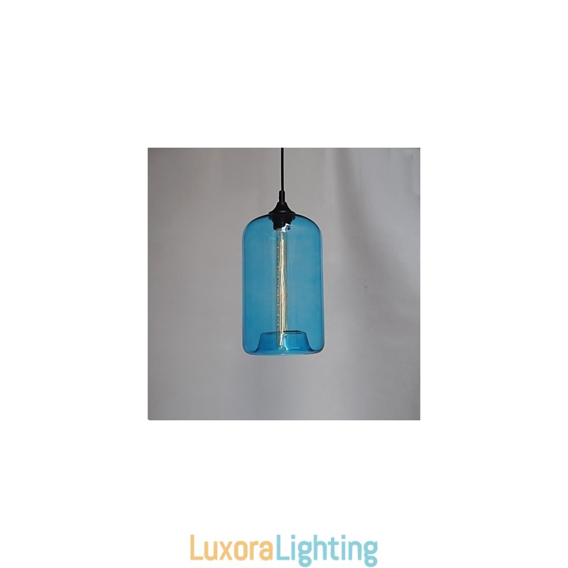 Designer Touch Decorative Bottle Design Pendant 1 Light with Transparent Shade