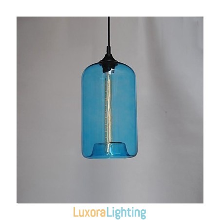 Designer Touch Decorative Bottle Design Pendant 1 Light with Transparent Shade