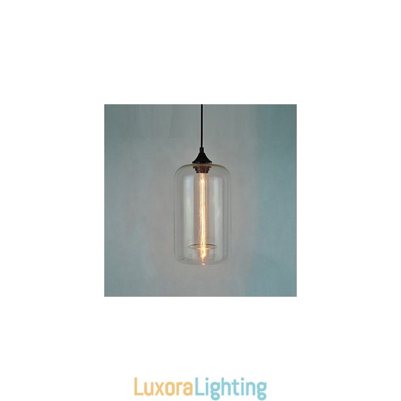 Designer Touch Decorative Bottle Design Pendant 1 Light with Transparent Shade