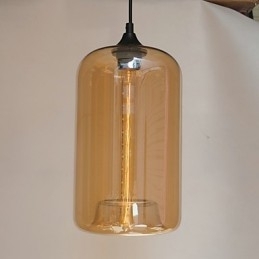 Designer Touch Decorative Bottle Design Pendant 1 Light with Transparent Shade