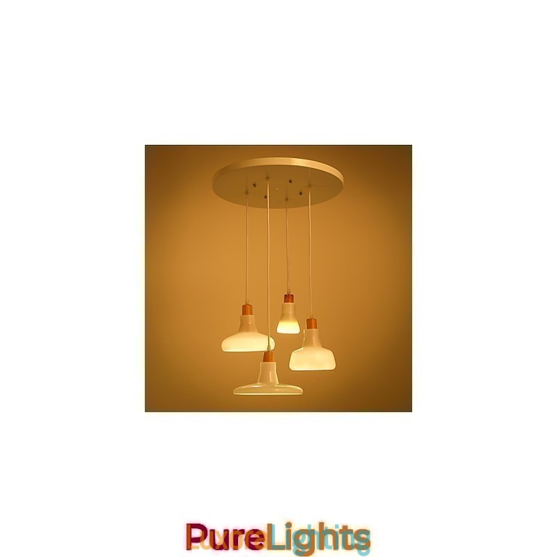 Designer Touch Decorative Creative Characteristic 4 Light Pendant with Iron Shade