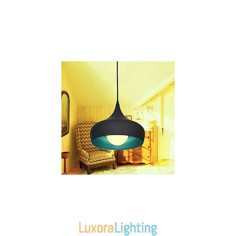 Designer Touch Decorative Modern Contemporary Retro Bowl Mini Style Painting Pendant Light