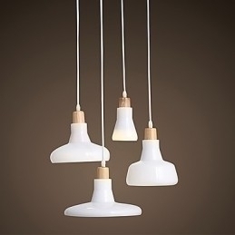 Designer Touch Decorative Creative Characteristic 4 Light Pendant with Iron Shade