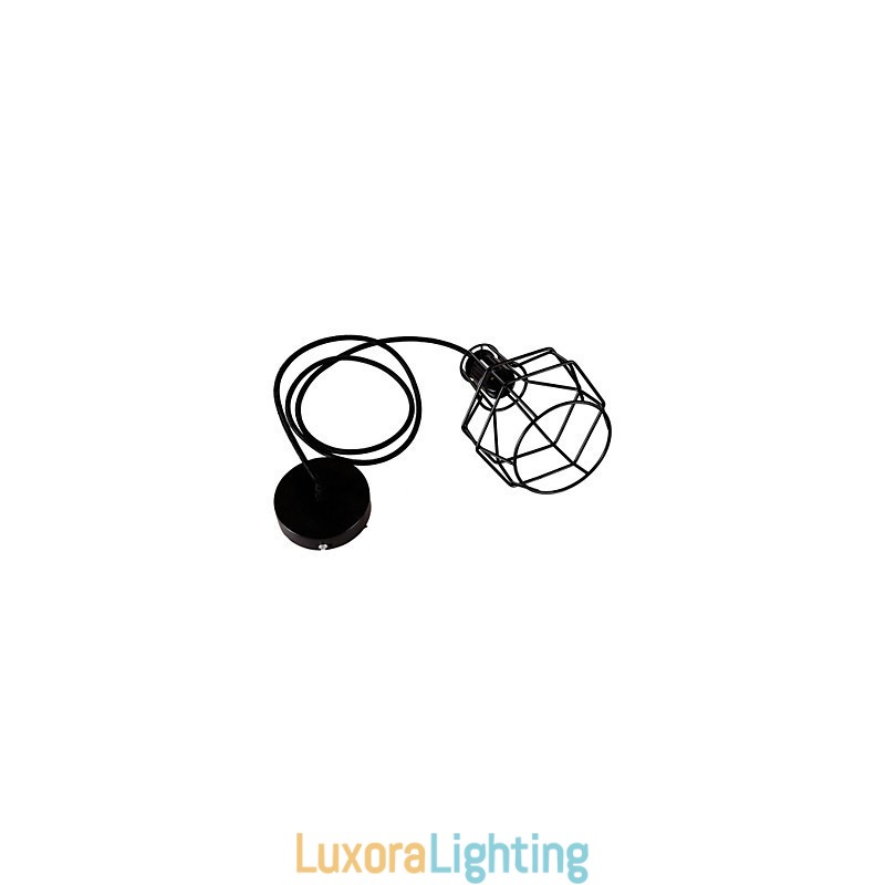 Designer Touch Decorative Retro Mini Style Painting Metal Pendant Light Garage