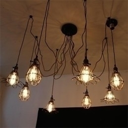 Designer Touch Decorative American Country Retro 8 Head Beauty Flower Pendant