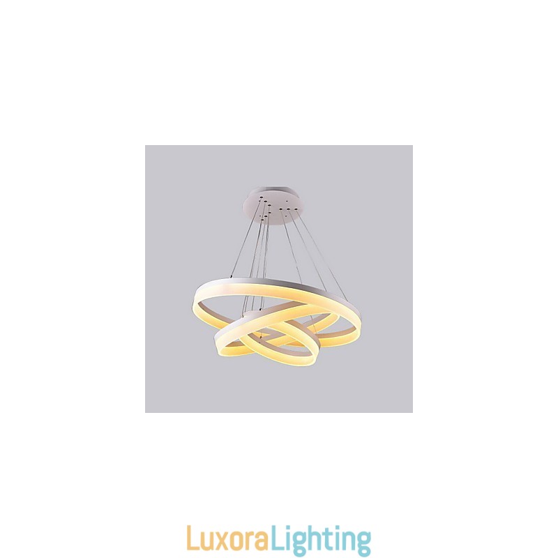 Designer Touch Decorative Hot Sale White Color Acrylic Modern Hanging Light 130W