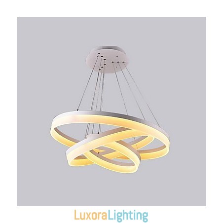 Designer Touch Decorative Hot Sale White Color Acrylic Modern Hanging Light 130W