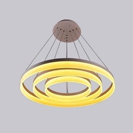 Designer Touch Decorative Hot Sale White Color Acrylic Modern Hanging Light 130W