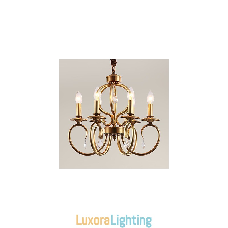 Designer Touch Decorative Chandelier Pendant Light Mini Style Traditional Classic Metal