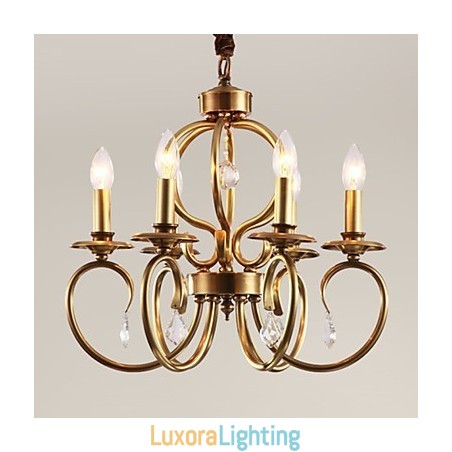 Designer Touch Decorative Chandelier Pendant Light Mini Style Traditional Classic Metal