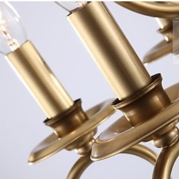 Designer Touch Decorative Chandelier Pendant Light Mini Style Traditional Classic Metal