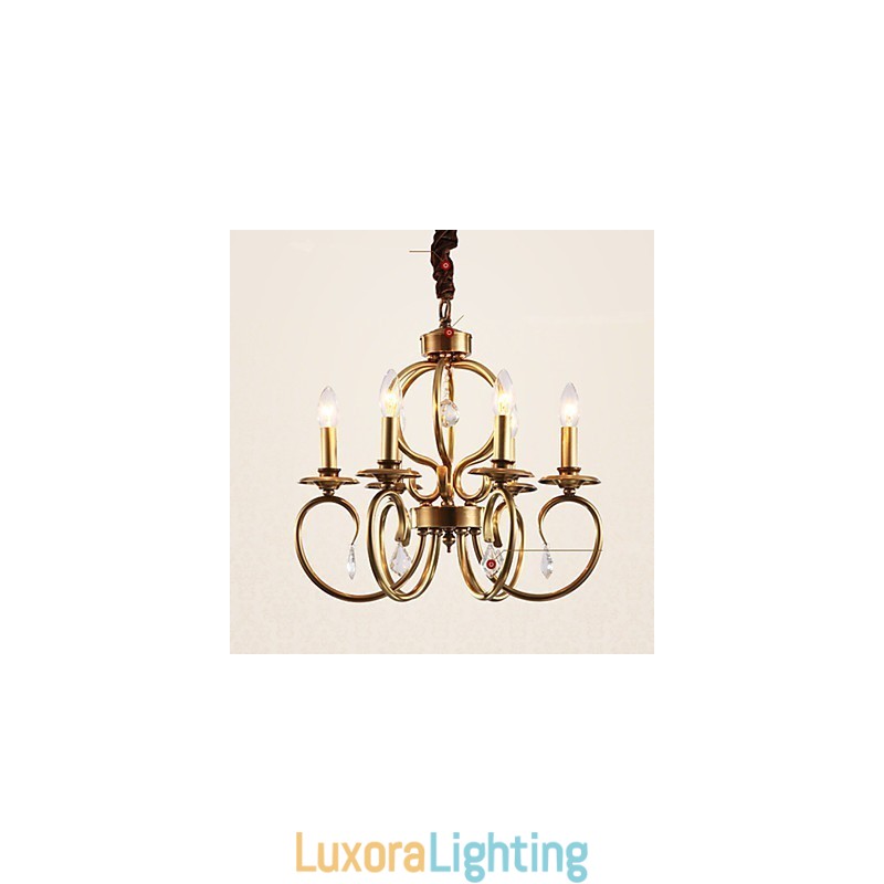 Designer Touch Decorative Chandelier Pendant Light Mini Style Traditional Classic Metal