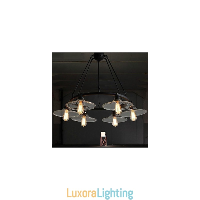 Designer Touch Decorative Traditional Classic Vintage Retro Lantern Country Mini Style Painting Metal Pendant Light Dining