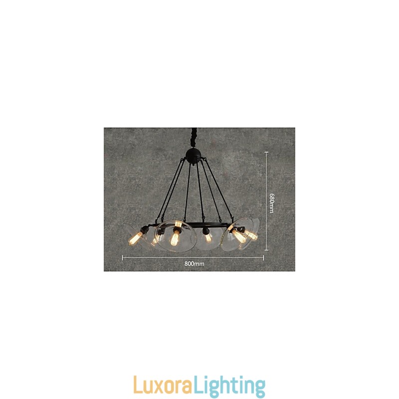 Designer Touch Decorative Traditional Classic Vintage Retro Lantern Country Mini Style Painting Metal Pendant Light Dining