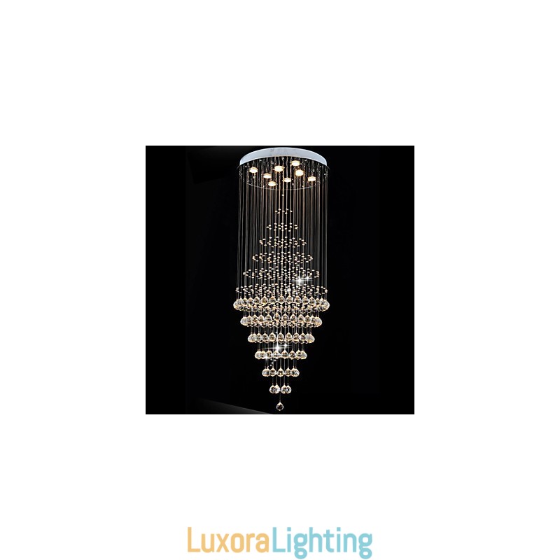 Designer Touch Decorative Modern Crystal Chandelier Lighting Pendant Light Ceiling Lamp Fixtures