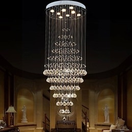 Designer Touch Decorative Modern Crystal Chandelier Lighting Pendant Light Ceiling Lamp Fixtures