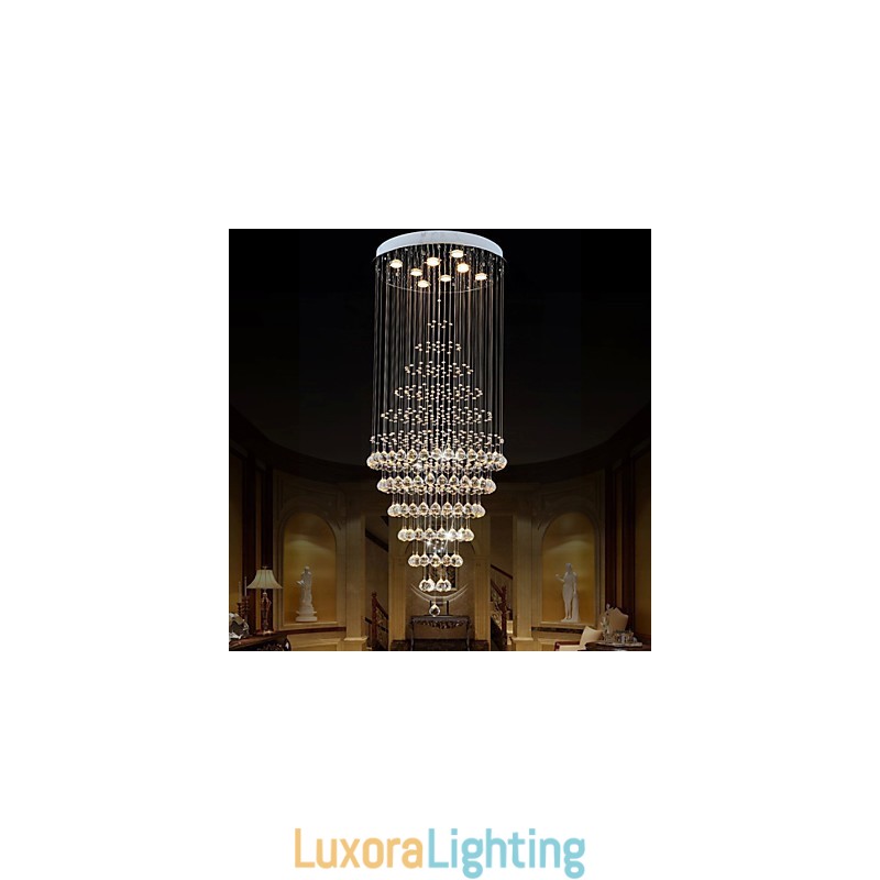 Designer Touch Decorative Modern Crystal Chandelier Lighting Pendant Light Ceiling Lamp Fixtures