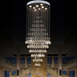 Designer Touch Decorative Modern Crystal Chandelier Lighting Pendant Light Ceiling Lamp Fixtures