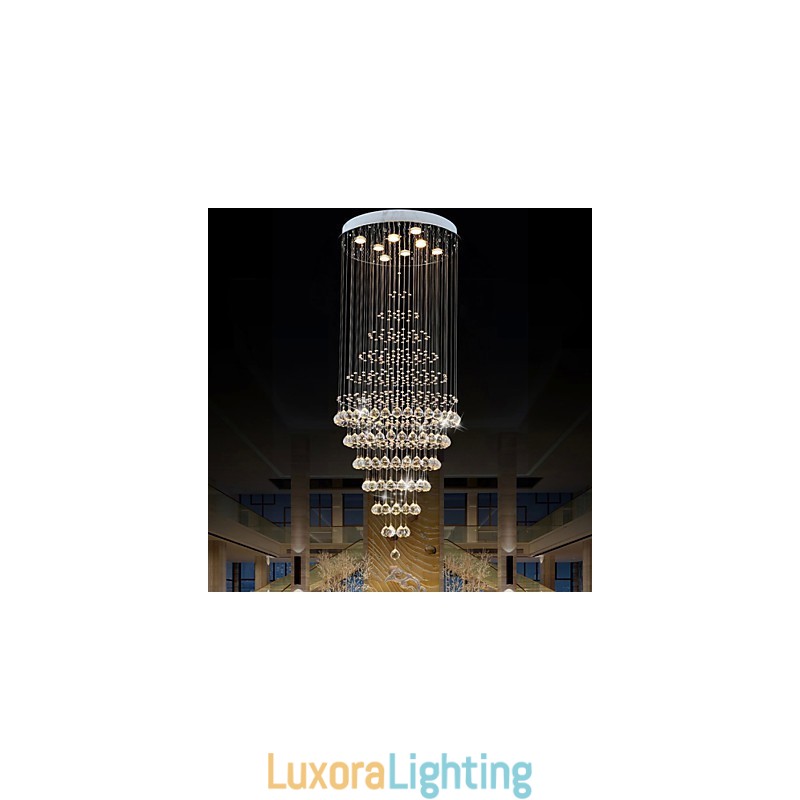 Designer Touch Decorative Modern Crystal Chandelier Lighting Pendant Light Ceiling Lamp Fixtures