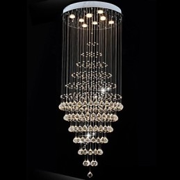Designer Touch Decorative Modern Crystal Chandelier Lighting Pendant Light Ceiling Lamp Fixtures