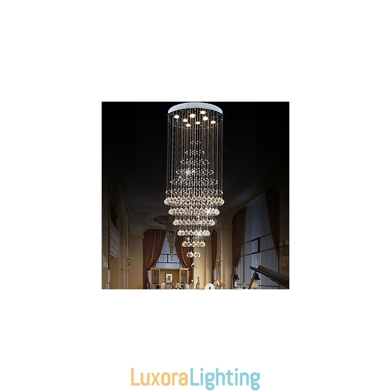 Designer Touch Decorative Modern Crystal Chandelier Lighting Pendant Light Ceiling Lamp Fixtures
