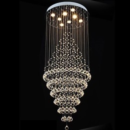Designer Touch Decorative Modern Crystal Chandelier Lighting Pendant Light Ceiling Lamp Fixtures