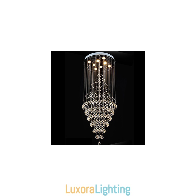 Designer Touch Decorative Modern Crystal Chandelier Lighting Pendant Light Ceiling Lamp Fixtures