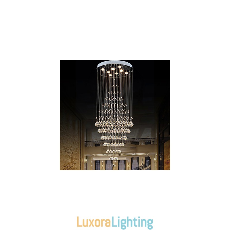 Designer Touch Decorative Modern Crystal Chandelier Lighting Pendant Light Ceiling Lamp Fixtures