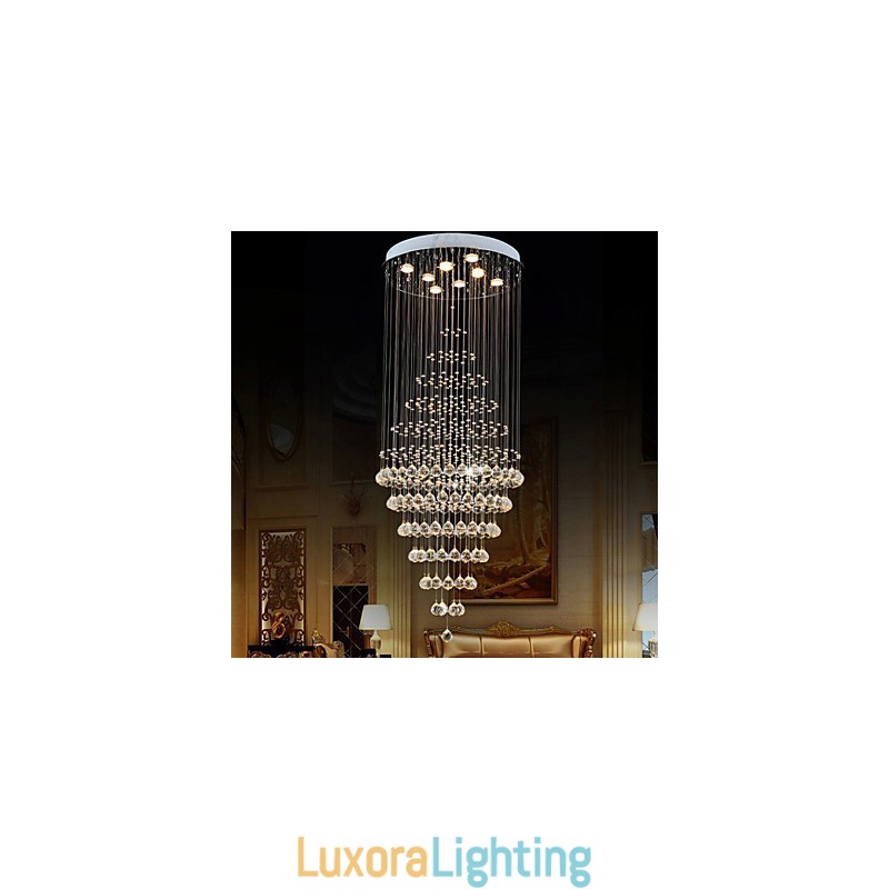 Designer Touch Decorative Modern Crystal Chandelier Lighting Pendant Light Ceiling Lamp Fixtures