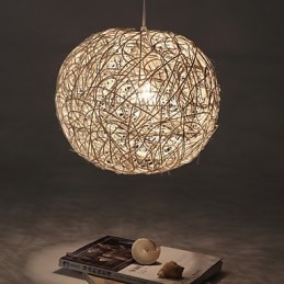 Designer Touch Decorative Cany Art Lamp Rural Chinlon Droplight Droplight Lamp Light