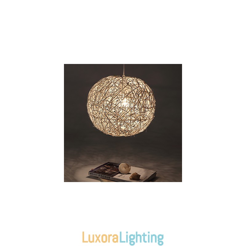 Designer Touch Decorative Cany Art Lamp Rural Chinlon Droplight Droplight Lamp Light