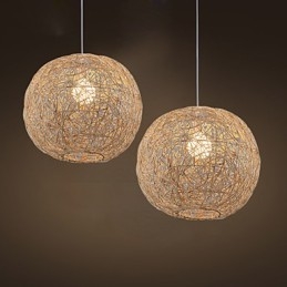 Designer Touch Decorative Cany Art Lamp Rural Chinlon Droplight Droplight Lamp Light