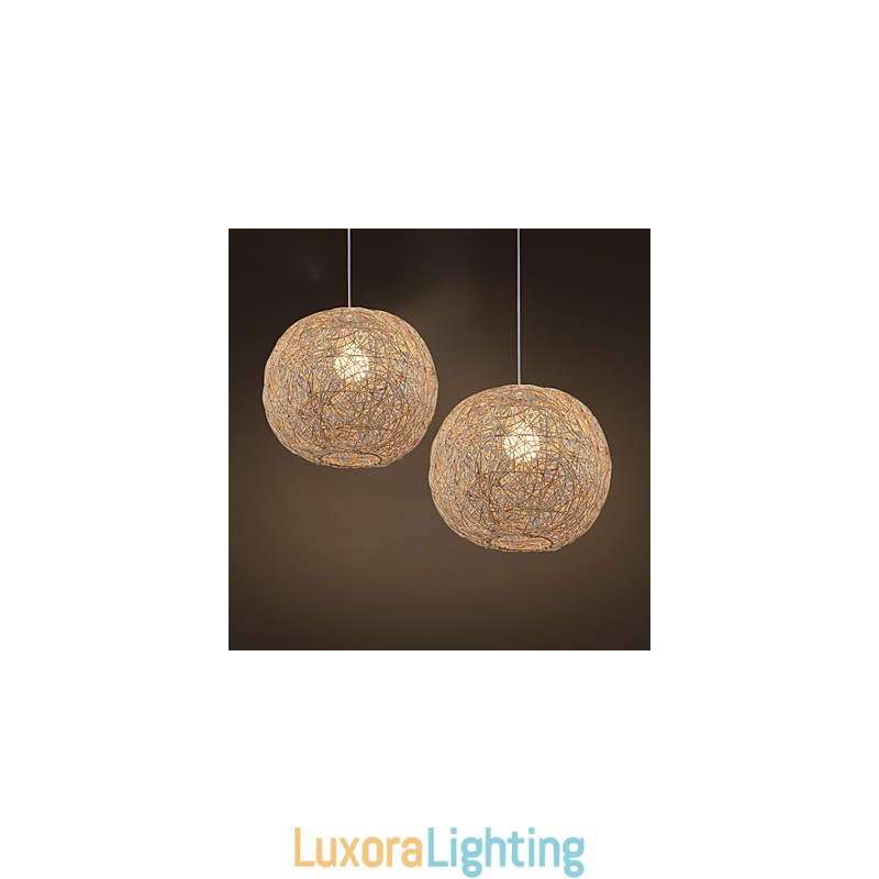 Designer Touch Decorative Cany Art Lamp Rural Chinlon Droplight Droplight Lamp Light