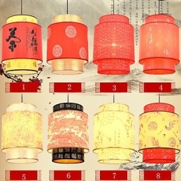 Designer Touch Decorative Single Head Meals Chandelier Archaizes Teahouse Small Droplight Lamp