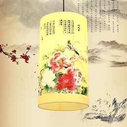 Designer Touch Decorative Single Head Meals Chandelier Archaizes Teahouse Small Droplight Lamp