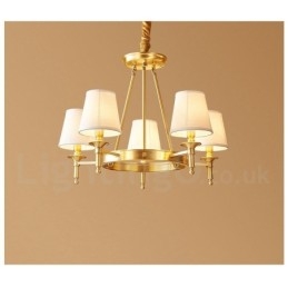 Designer Touch Decorative Pure Brass Round Chandelier Pendant Light Traditional Classic