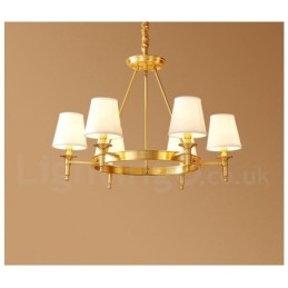 Designer Touch Decorative Pure Brass Round Chandelier Pendant Light Traditional Classic