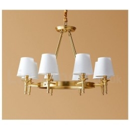 Designer Touch Decorative Pure Brass Round Chandelier Pendant Light Traditional Classic