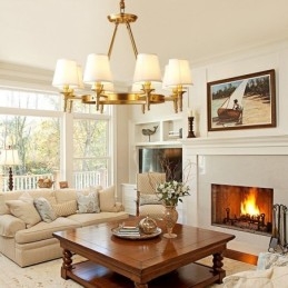 Designer Touch Decorative Pure Brass Round Chandelier Pendant Light Traditional Classic