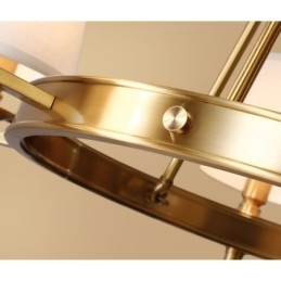 Designer Touch Decorative Pure Brass Round Chandelier Pendant Light Traditional Classic