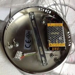 Designer Touch Decorative Pendant Lamps Ceiling Light Chandelier Lighting Round 4 Rings Large Ring Amber Crystal and Other Clear Crystal