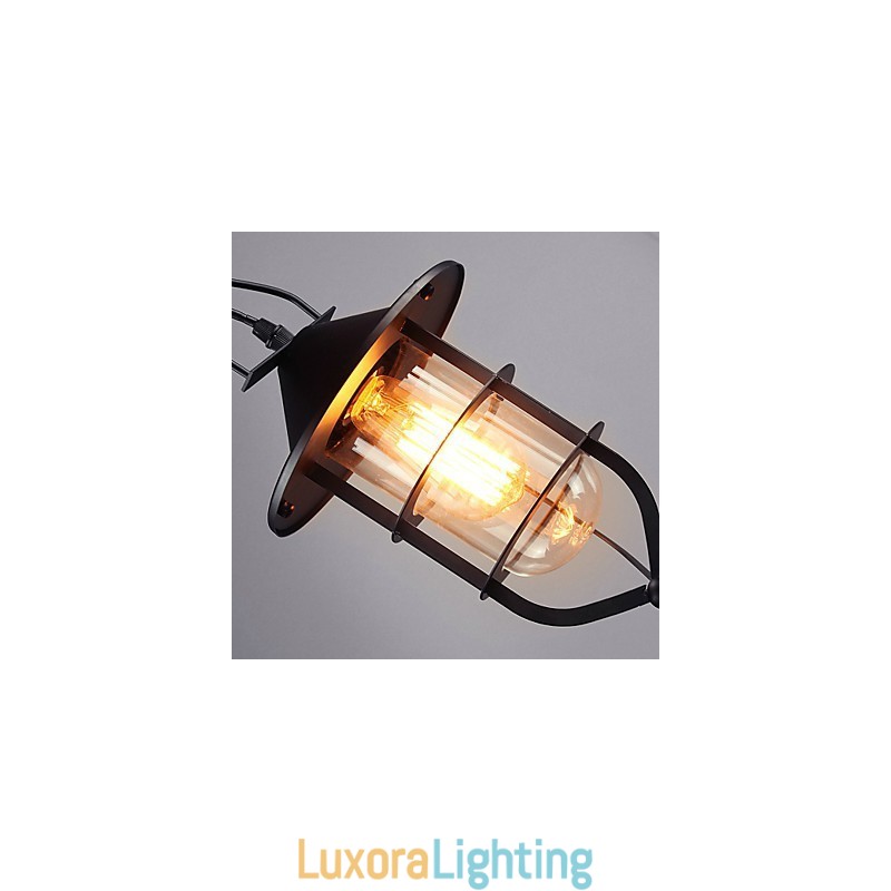 Designer Touch Decorative Vintage Country Painting Metal Pendant Light Garage