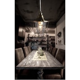 Designer Touch Decorative Retro Mini Style Electroplated Metal Pendant Light