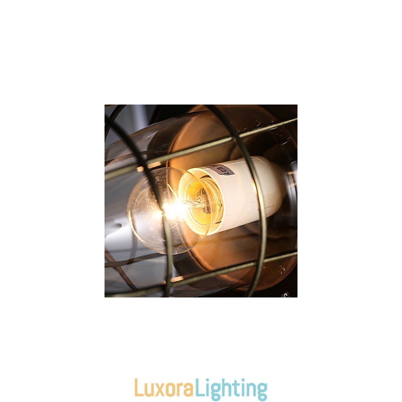 Designer Touch Decorative Retro Mini Style Electroplated Metal Pendant Light