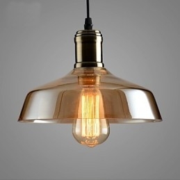 Designer Touch Decorative Retro Lighting Glass Pendant Light