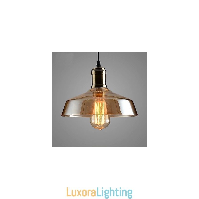 Designer Touch Decorative Retro Lighting Glass Pendant Light