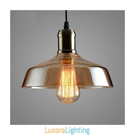 Designer Touch Decorative Retro Lighting Glass Pendant Light