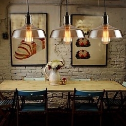 Designer Touch Decorative Retro Lighting Glass Pendant Light